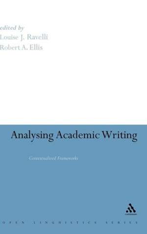 Analysing Academic Writing de Louise Ravelli