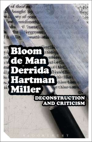 Deconstruction and Criticism de Harold Bloom