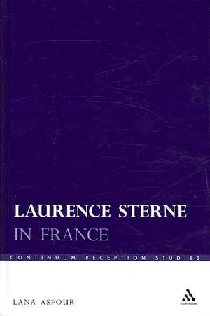 Laurence Sterne in France de Dr Lana Asfour