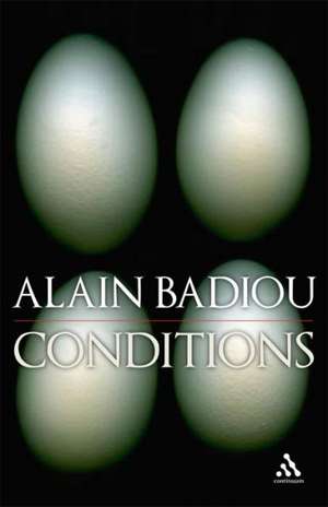 Conditions de Alain Badiou