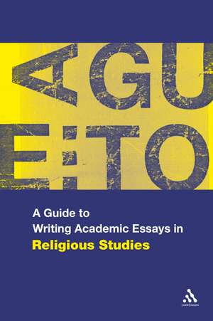 A Guide to Writing Academic Essays in Religious Studies de Scott G. Brown