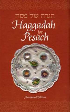 Haggadah for Pesach, Annotated Compact Edition 4.5 X 6.5 de Schneur Z. Boruchovitz