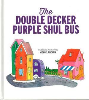 Double Decker Purple Shul Bus - Muchnik de Michoel Muchnik