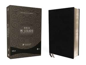 NBLA Biblia Mi Legado, Colección Premier, Negro, Una Columna, Interior a dos colores de Vida