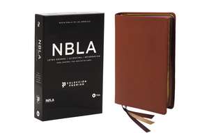 NBLA Biblia Ultrafina, Letra Grande, Colección Premier, Caramelo: Edición Limitada de Vida