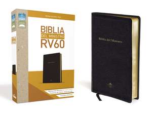 Biblia del Ministro Reina Valera 1960, Tamaño Manual, Leathersoft, Negro / Spanish Ministers Bible RVR 1960, Leathersoft, Black de RVR 1960- Reina Valera 1960