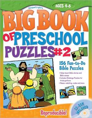 The Big Book of Preschool Puzzles #2 de Gospel Light