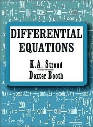 Differential Equations de Dexter.J. Booth