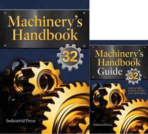 Machinery's Handbook & the Guide Combo: Large Print de Erik Valdemar Oberg