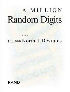 A Million Random Digits with 100,000 Normal Deviates