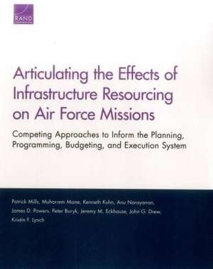 Articulating the Effects of Infrastructure Resourcing on Air Force Missions de Patrick Mills