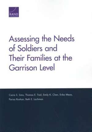 ASSESSING THE NEEDS OF SOLDIERPB de Beth E Lachman