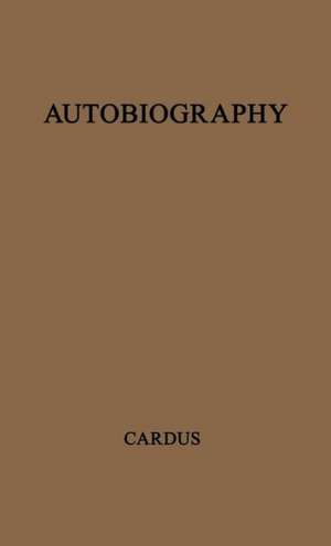 Autobiography de Neville Cardus