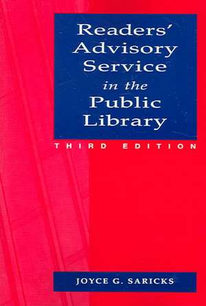 Readers' Advisory Service in the Public Library de Joyce G. Saricks