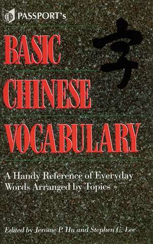 Basic Chinese Vocabulary de Jerome Hu