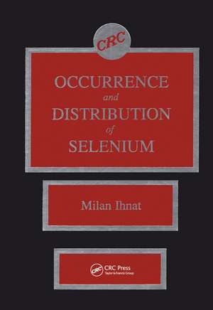 Occurence & Distribution of Selenium de Milan Ihnat