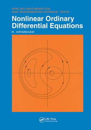 Nonlinear Ordinary Differential Equations de R. Grimshaw