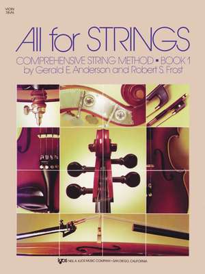 Anderson, G: All for Strings Book 1 Violin de GeraldM.D. Anderson