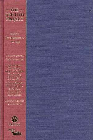 The Griffith Project, Volume 1: Films Produced 1907-1908 de Paolo Cherchi Usai