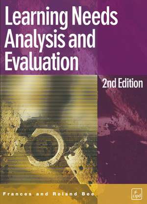 Learning Needs Analysis and Evaluation de Frances Bee