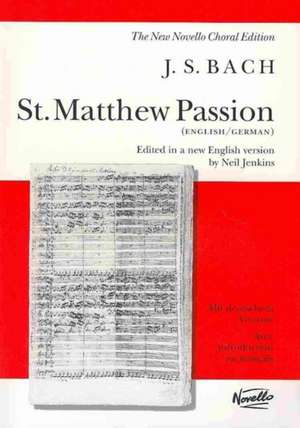 St. Matthew Passion de Johann Sebastian Bach