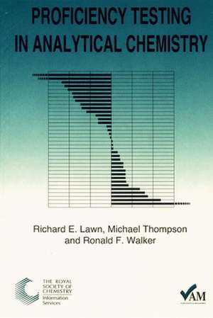 Proficiency Testing in Analytical Chemistry: Rsc de Royal Society of Chemistry