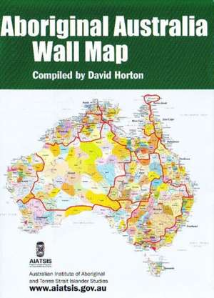 Aboriginal Australia Wall Folded Map: Small de David Horton