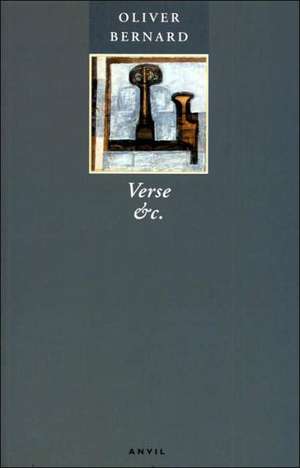 Verse and C de Oliver Bernard