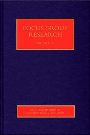 Focus Group Research de Graham R. Walden