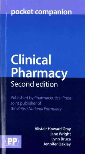 Clinical Pharmacy Pocket Companion de Jane Wright