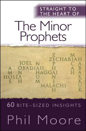 Straight to the Heart of the Minor Prophets – 60 bite–sized insights de Phil Moore