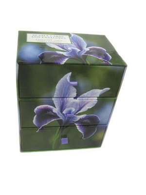 Three-Drawer Card Box: A Keepsake Box of 60 Beautiful Gift Cards and Envelopes de Peony Press