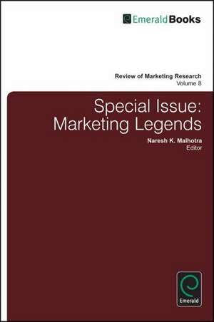 Review of Marketing Research – Special Issue – Marketing Legends de Naresh Malhotra – Use