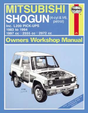 Mitsubishi Shogun & L200 Pick Ups (83 – 94) de Haynes