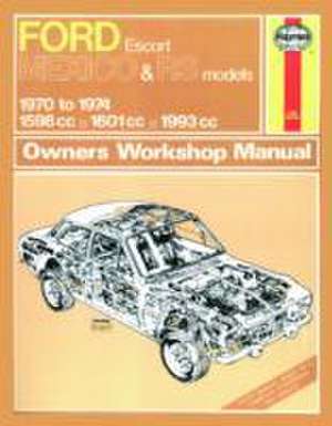 Ford Escort Mk I Mexico, RS 1600 & RS 2000 (70 – 74) Haynes Repair Manual de Haynes