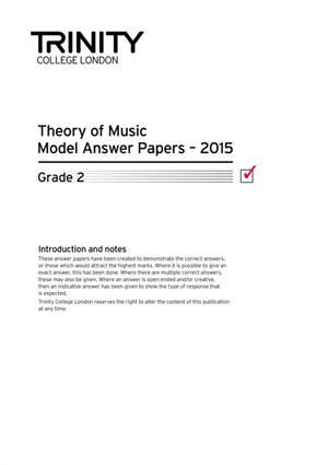 Theory Model Answer Papers Grade 2 2015 de AA.VV.