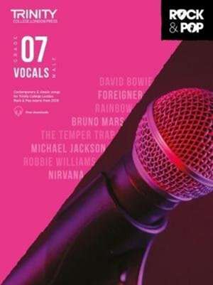 Trinity Rock & Pop 2018 Vocals: Male Voice - Grade 7 de Hal Leonard Corp