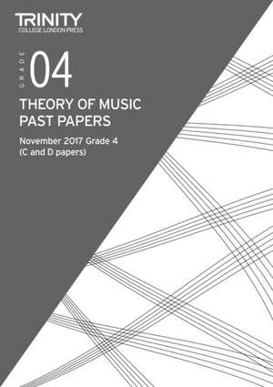 Trinity College London: Past Papers: Theory (Nov 2017) Grade 4