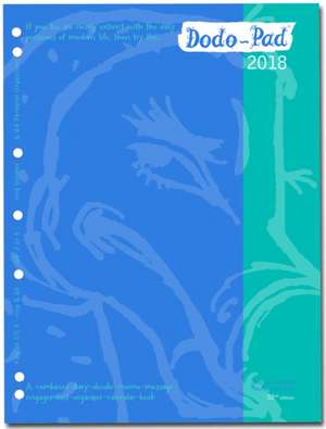 Dodo Pad A4/USA Letter/Filofax-Compatible 2018 Diary Refill,