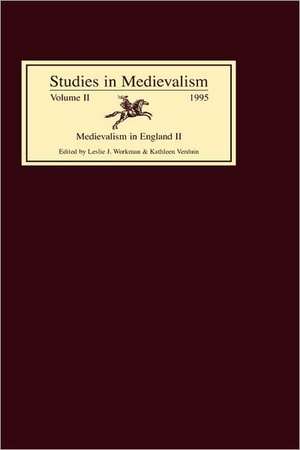 Studies in Medievalism VII – Medievalism in England II de Leslie J. Workman