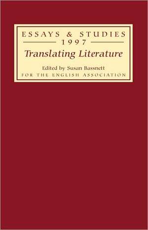 Translating Literature de Susan Bassnett