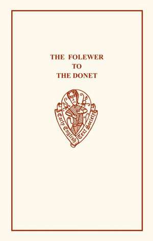 The Folewer to The Donet de E.M Hitchcock