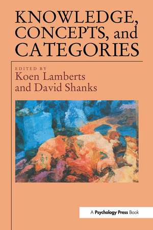 Knowledge Concepts and Categories de Koen Lamberts