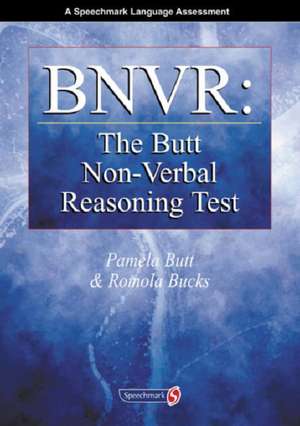 BNVR: The Butt Non-Verbal Reasoning Test: The Butt Non-Verbal Reasoning Test de Pamela Butt