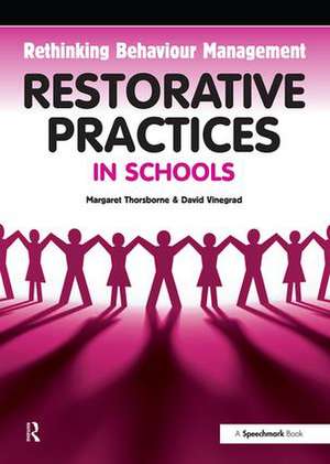 Restorative Practices in Schools de Margaret Thorsborne