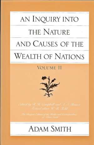 WEALTH OF NATIONS VOL 2, THE de ADAM SMITH