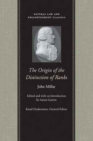 ORIGIN OF THE DISTINCTION OF RANKS, THE de JOHN MILLAR