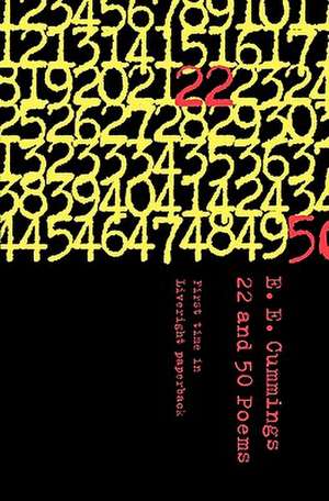 22 and 50 Poems by e. e. cummings de E. E. Cummings