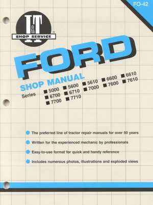 Ford New Holland Model 5100–7710 Tractor Service Repair Manual de Haynes