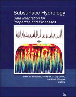 Subsurface Hydrology – Data Integration for Properties and Processes de DW Hyndman